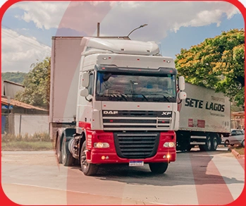 Caminhão para o transporte de cargas fracionadas